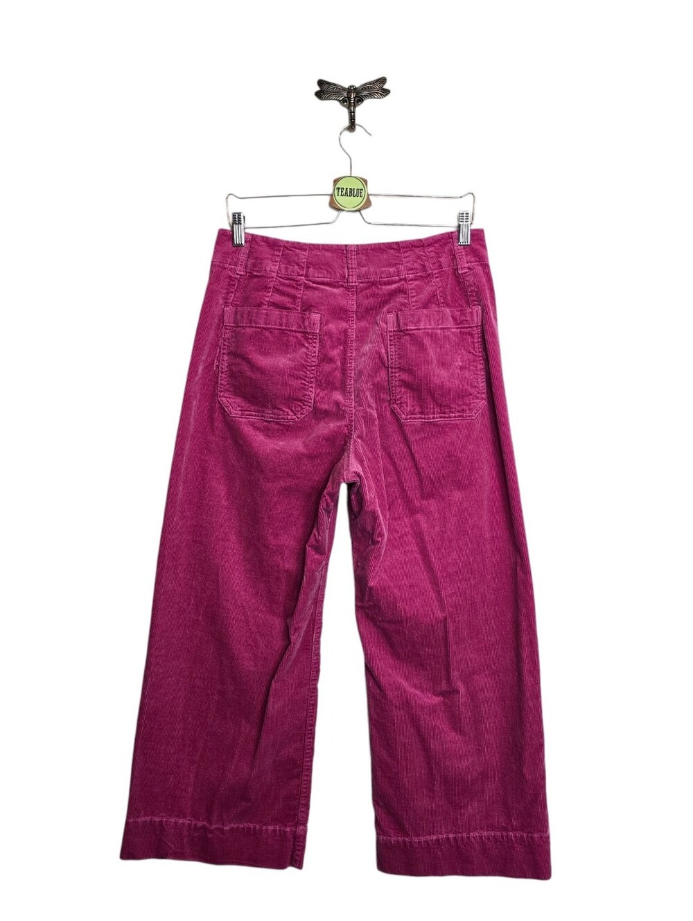Maeve Colette Corduroy Crop Wide-Leg Pants 31 - Picture 3 of 13